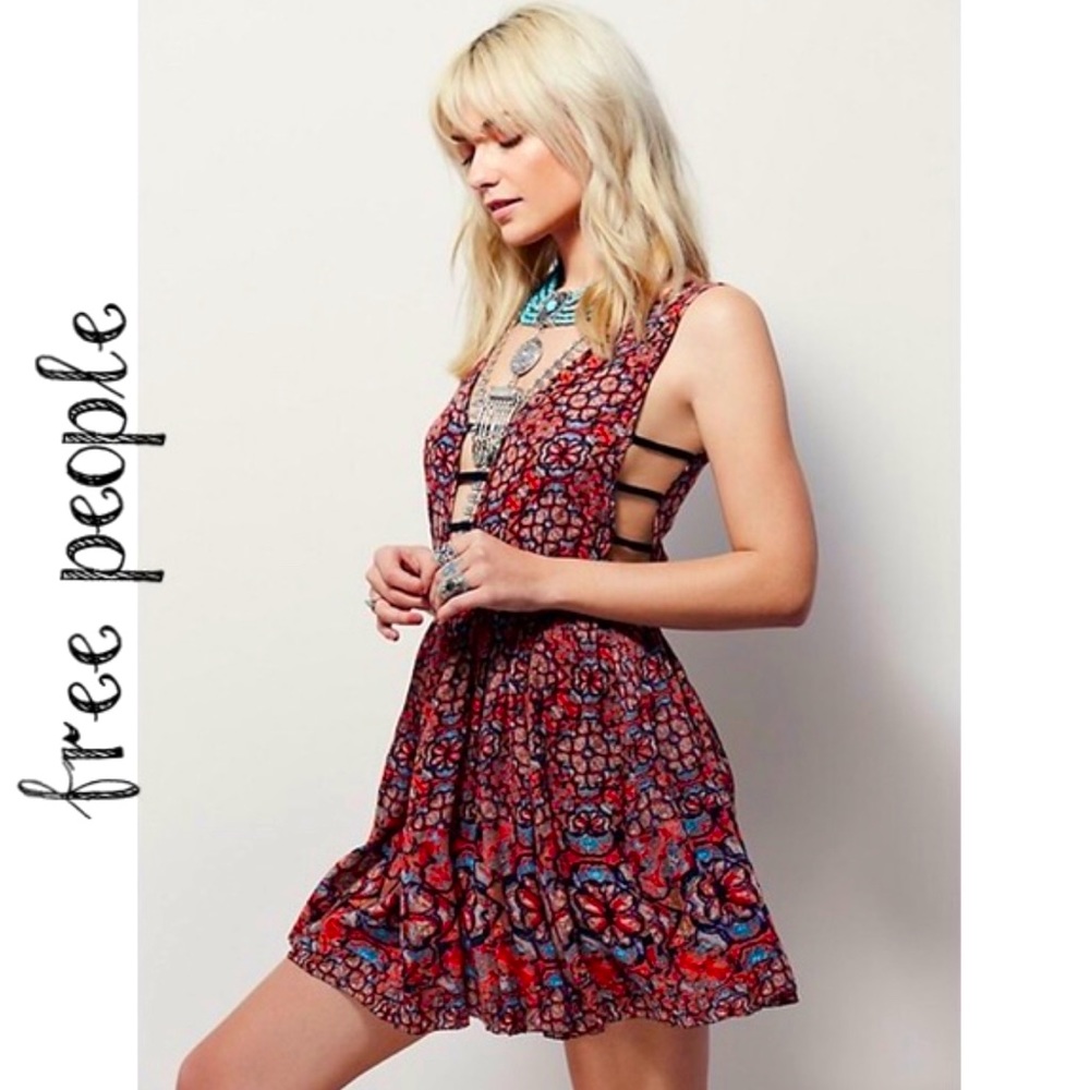 Free People Java Cascade Dress Size M Boho Festival